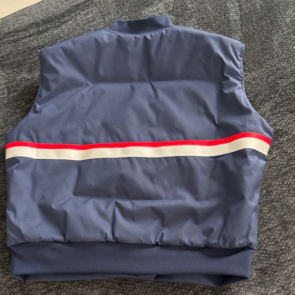 Unisex USPS Blue Vest with Red and White Accents - Picture 6 of 8